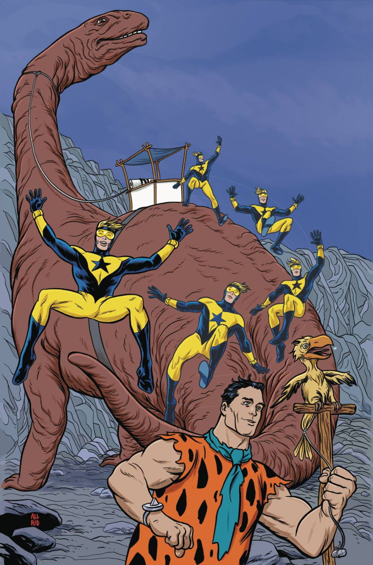 Booster Gold The Flintstones Special #1 (Cover A Michael Allred)